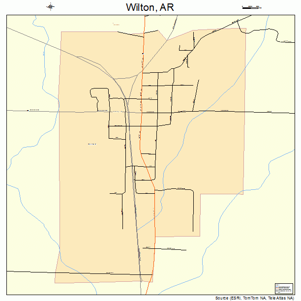 Wilton, AR street map