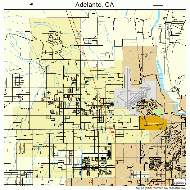 Adelanto, CA street map