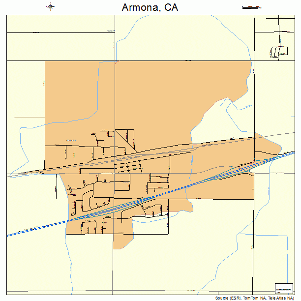 Armona, CA street map