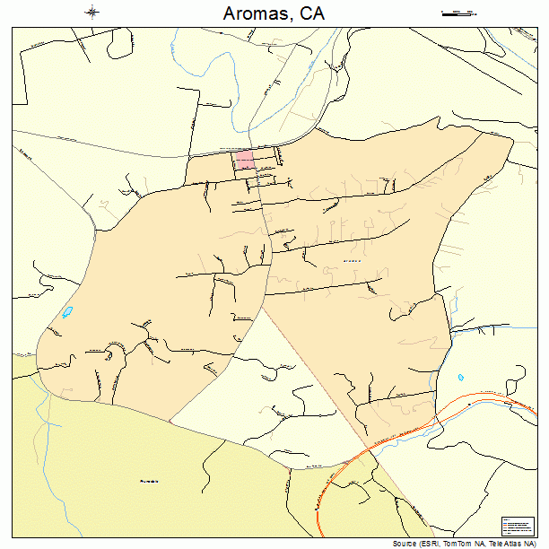 Aromas, CA street map