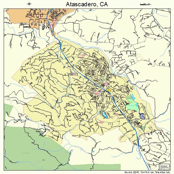 Atascadero, CA street map