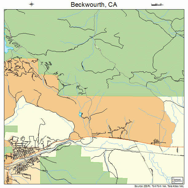 Beckwourth, CA street map