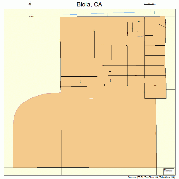 Biola, CA street map