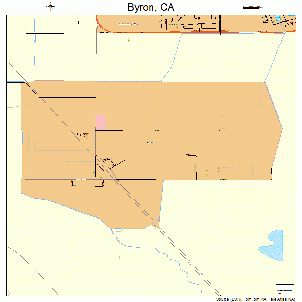 Byron, CA street map