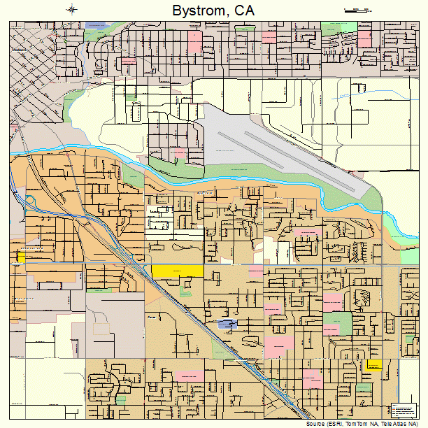 Bystrom, CA street map