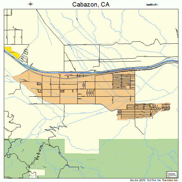 Cabazon, CA street map