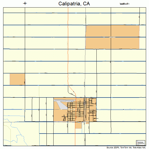 Calipatria, CA street map