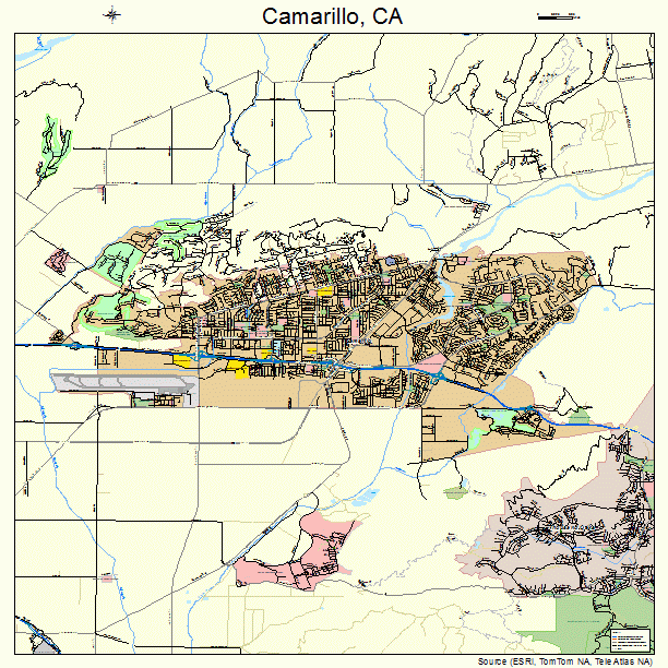 Camarillo, CA street map