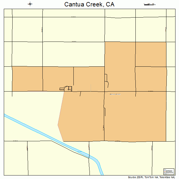Cantua Creek, CA street map