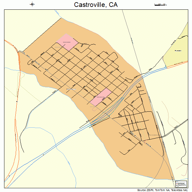 Castroville, CA street map