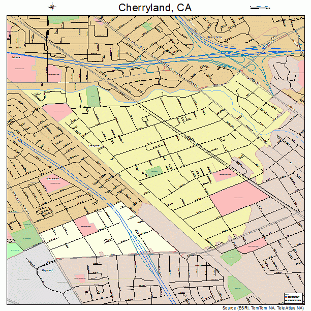 Cherryland, CA street map
