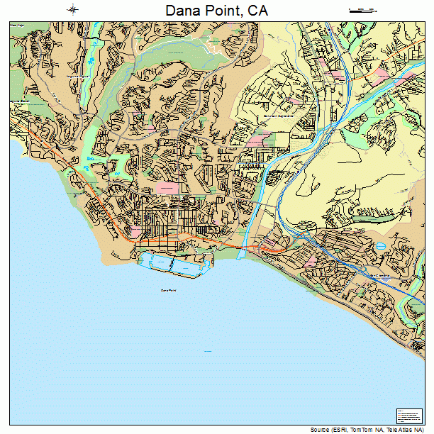 Dana Point, CA street map