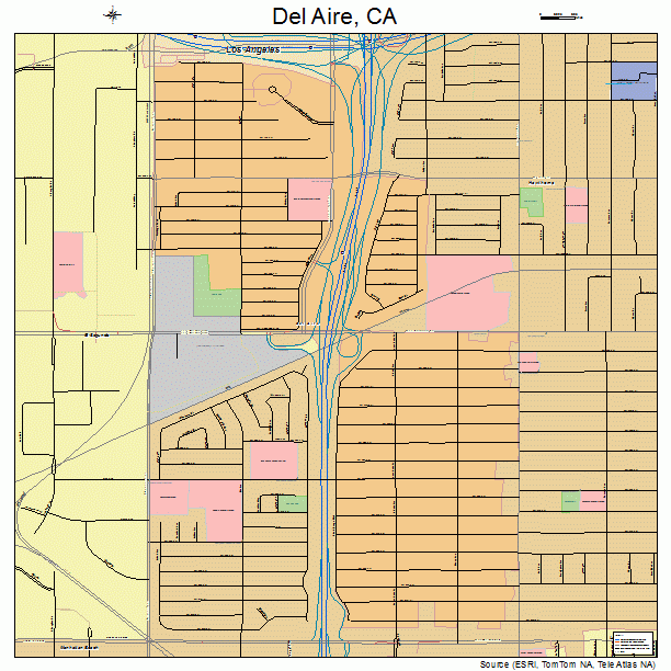 Del Aire, CA street map