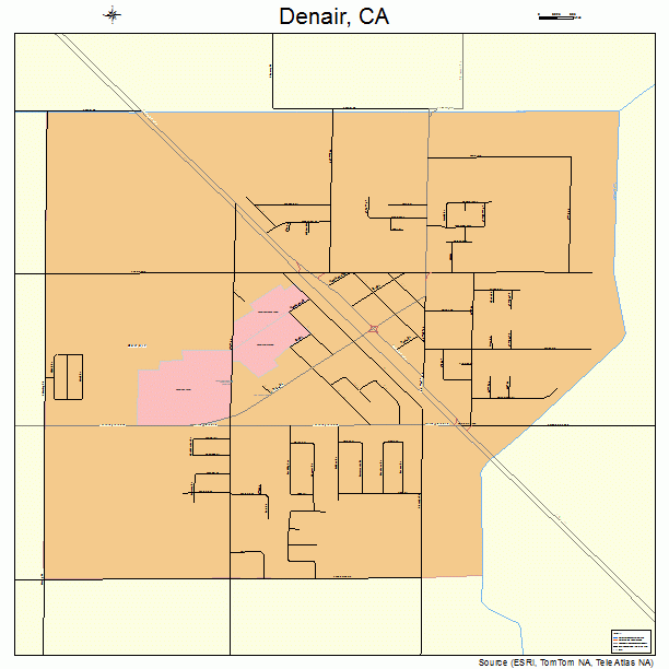 Denair, CA street map