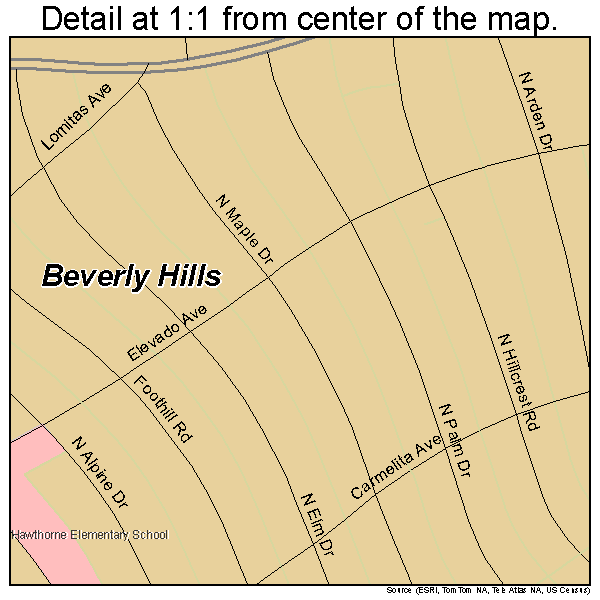 Beverly Hills Road Map