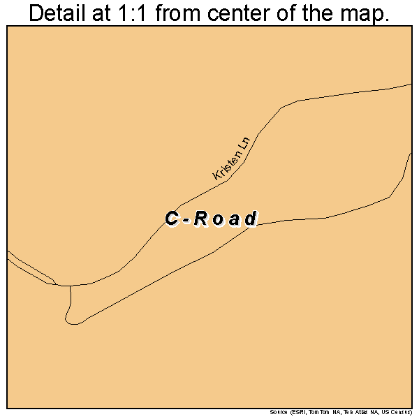 Clio, California road map detail