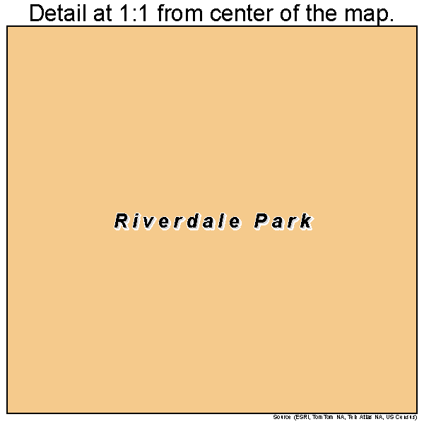 Riverdale Park, California road map detail