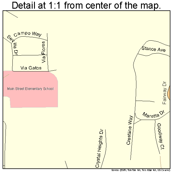 Soquel, California road map detail