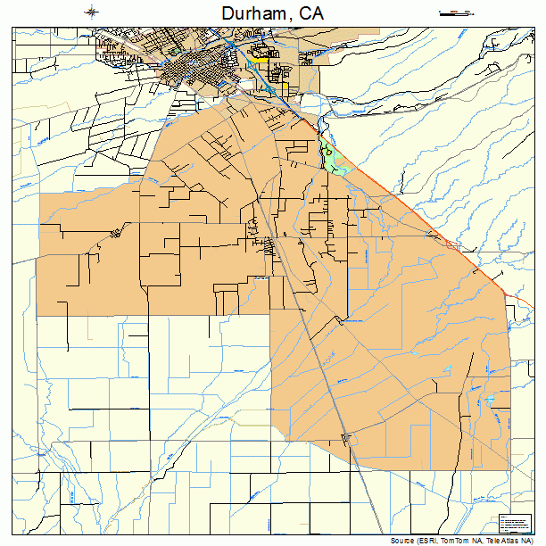 Durham, CA street map