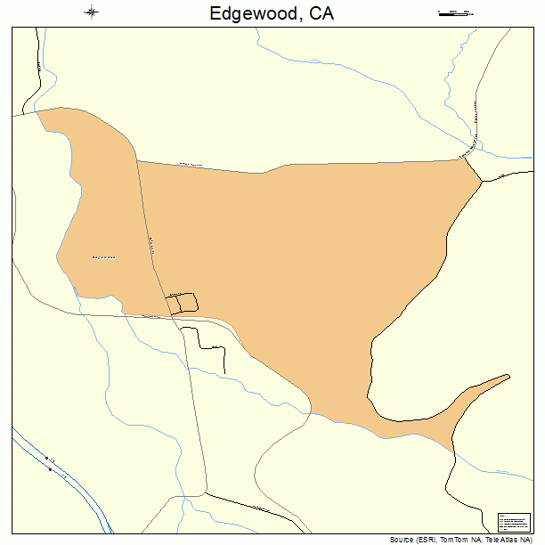 Edgewood, CA street map