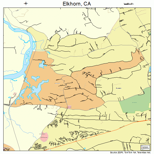 Elkhorn, CA street map