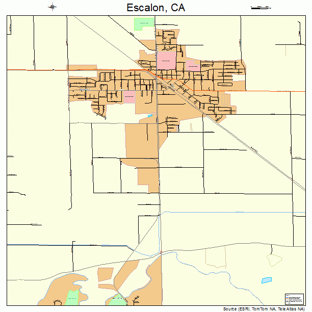 Escalon, CA street map