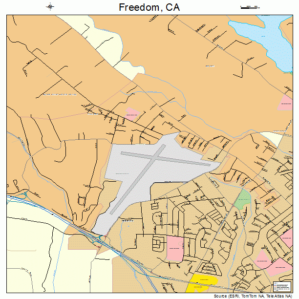 Freedom, CA street map