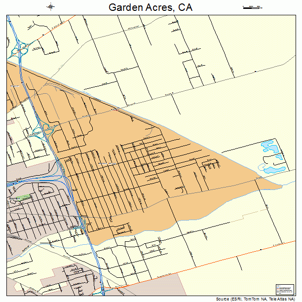 Garden Acres, CA street map