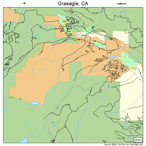 Graeagle, CA street map