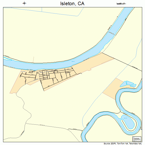 Isleton, CA street map