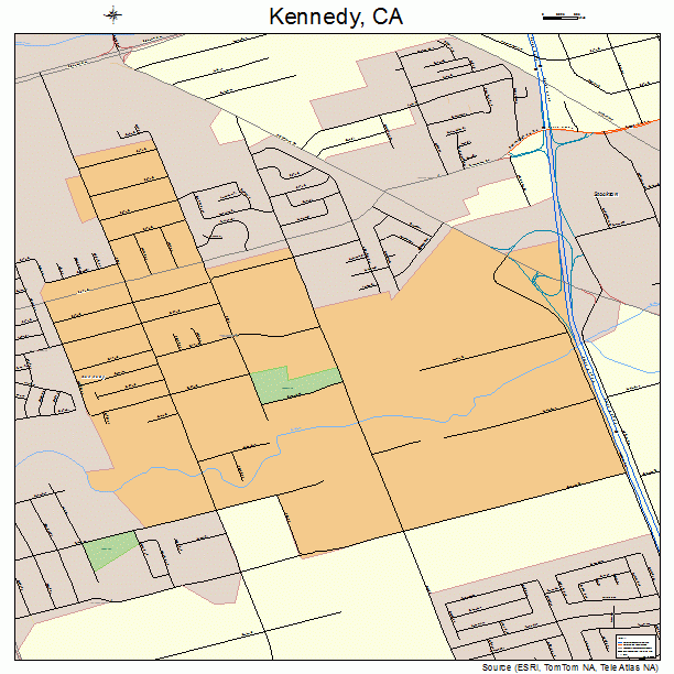 Kennedy, CA street map