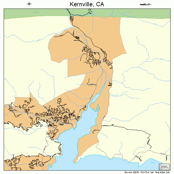 Kernville, CA street map