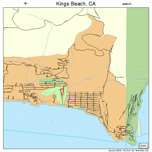 Kings Beach, CA street map