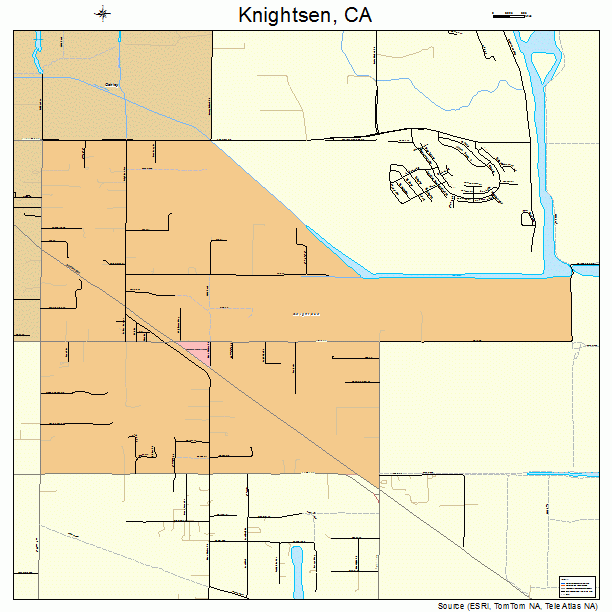 Knightsen, CA street map
