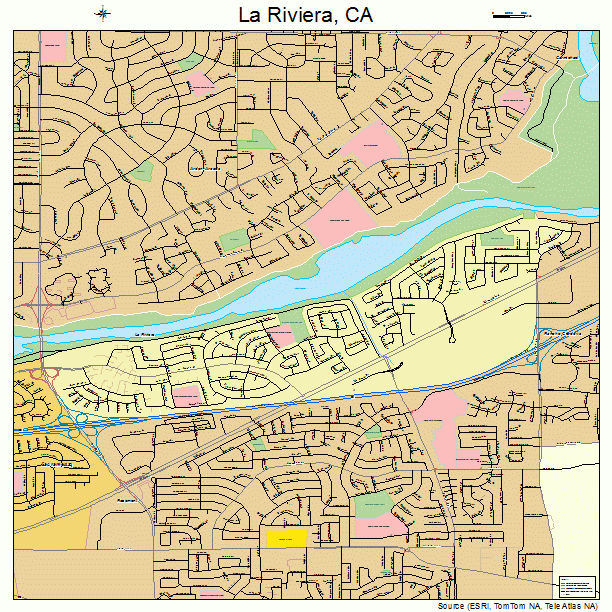 La Riviera, CA street map