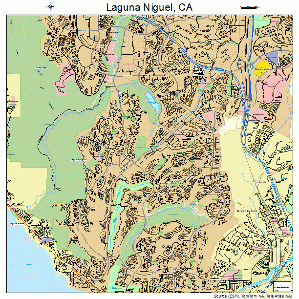 Laguna Niguel, CA street map