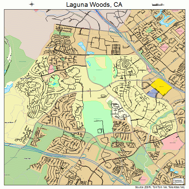 Laguna Woods, CA street map