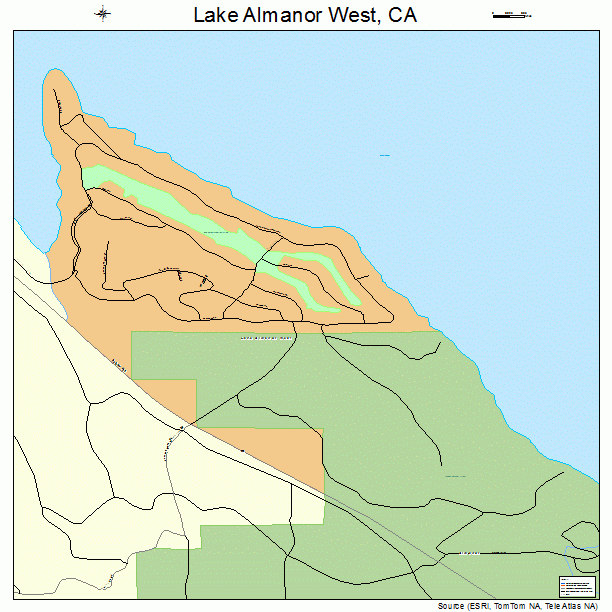 Lake Almanor West, CA street map