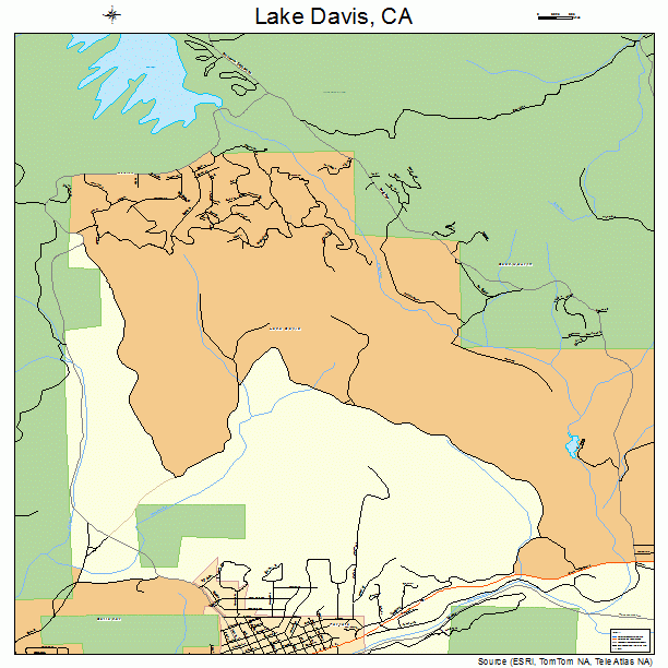 Lake Davis, CA street map