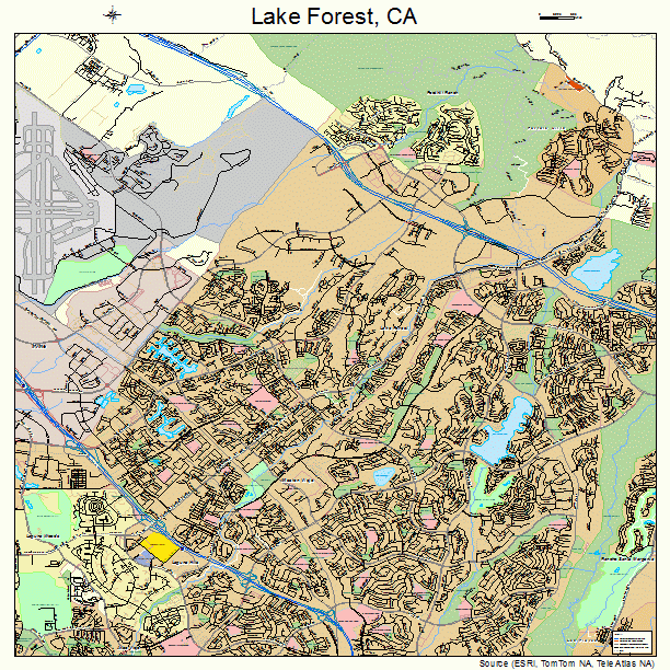 Lake Forest, CA street map