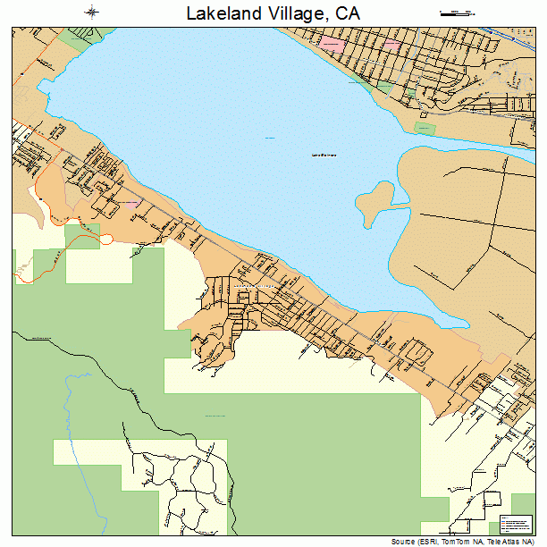 Lakeland Village, CA street map