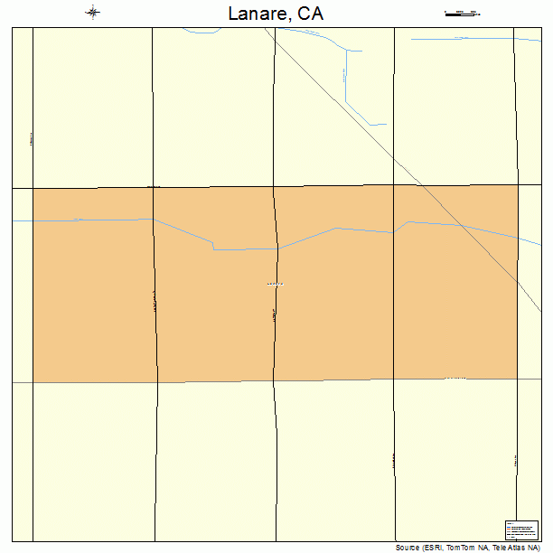 Lanare, CA street map