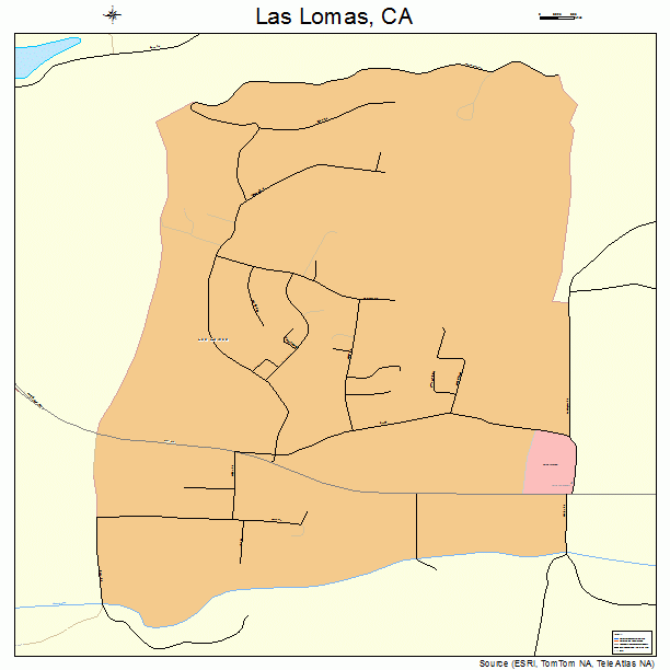Las Lomas, CA street map