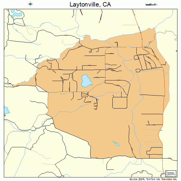 Laytonville, CA street map