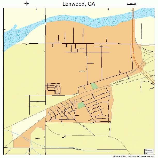 Lenwood, CA street map