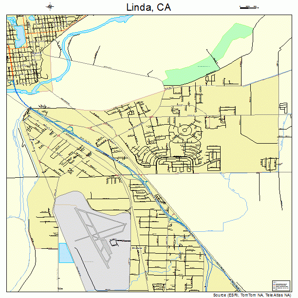 Linda, CA street map