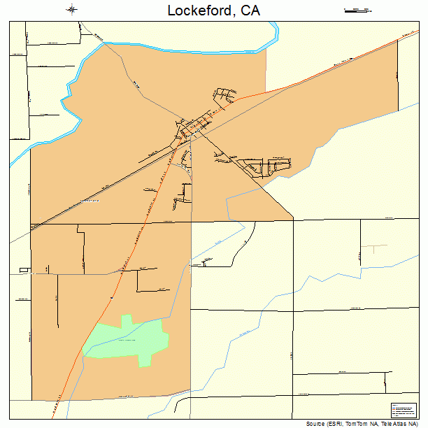 Lockeford, CA street map