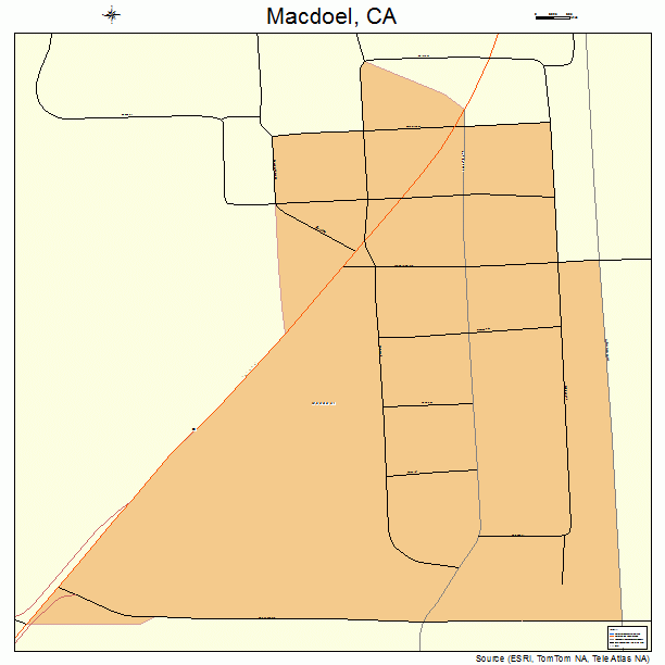 Macdoel, CA street map