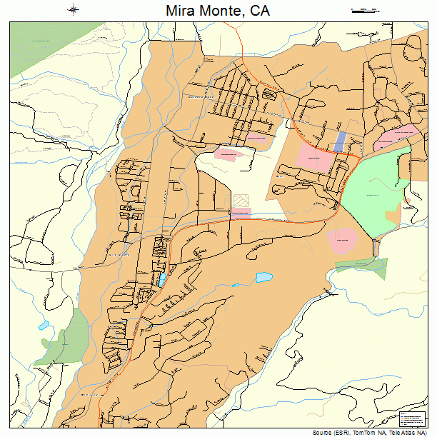 Mira Monte, CA street map
