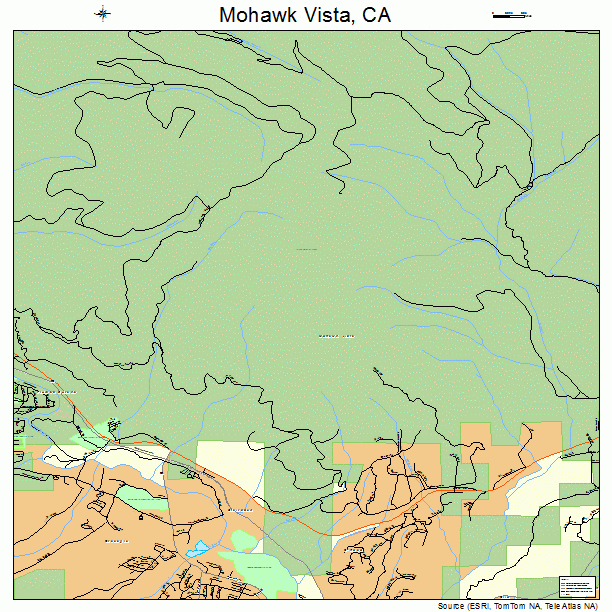 Mohawk Vista, CA street map